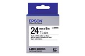 Papper, Fotopapper & Etiketter - Epson LabelWorks LK-6WBN - etiketttejp - 1 rul - C53S656006