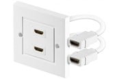 Övriga kablar - Pro HDMI wall socket - 2 ports - 4040849517235