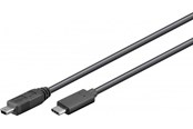 USB-kabel - Pro USB-C <-> USB Mini-B (5-pin) - 0.5m - 4040849679896