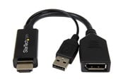Displaykabel - StarTech.com HDMI till DisplayPort-konverterare - 4K - HD2DP