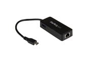 Nätverkskort (adaptrar osv.) - StarTech.com USB-C till Gigabit-nätverksadapter - USB - US1GC301AU
