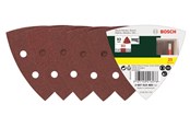 Slipmaskin - Bosch 25-delars deltaslippapperssats, kornstl 80 G= 80 - 2607019489