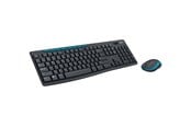 Tangentbord - Logitech Wireless Combo MK270 - sats med tangentb - Tastatur & Mus set - Engelska - Svart - 920-004523