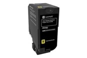 Skrivartillbehör-bläck-toner - Lexmark Toner cartridge - Yellow - 74C2SY0