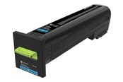 Skrivartillbehör-bläck-toner - Lexmark High performance cyan toner - 82K2XCE