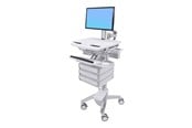 Monitorfäste - Ergotron StyleView Cart with LCD Pivot, 3 Drawers - SV43-1330-0