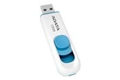 USB-minne - A-Data Classic Series C008 Capless - Vit - 64GB - USB-minne - AC008-64G-RWE