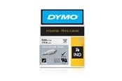 Papper, Fotopapper & Etiketter - DYMO Rhino krympslang, 6 mm, 1.5 m, svart på vit - 18051