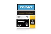 Papper, Fotopapper & Etiketter - DYMO Dymo Rhino permanent polyester 9 mm x 5.5 m - svart på vit - 18482