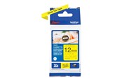 Papper, Fotopapper & Etiketter - Brother TZe 631S - Black on yellow Roll (1.2 cm x 4 m) - TZE631S