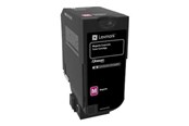 Skrivartillbehör-bläck-toner - Lexmark magenta - original - tonerpatron - 74C20ME