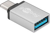 USB-kabel - Pro USB-C 3.1 - USB-A - adapter - silver - 4040849566202
