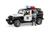 Leksaksbil - Bruder  Jeep Wrangler Rubicon Police vehicle with police officer and accessories - 2526