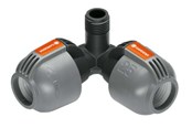 Trädgårdsvattning - Gardena Vinklad L-skarv, 25 mm x 1/2"-hangänga - 2782