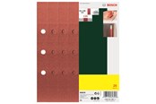 Slipmaskin - Bosch 25-delars planslippapperssats, kornstl 120 G= 120 - 2607017106