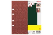 Slipmaskin - Bosch 25-delars planslippapperssats, 8-hålat, kornstl 80 G= 80 - 2607017099