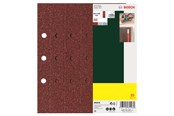 Slipmaskin - Bosch 25-delars planslippapperssats, 8-hålat, kornstl 40 G= 40 - 2607017097