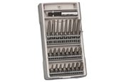 Borr & Bits - Bosch Bitssats, 25 delar PH1, PH2 (2 x 25 mm), PH3, PZ1, PZ2 (2 x 25 mm), PZ3, T10, T15, T20 (2 x 25 mm), T25, T27, T30, T40, T10, T15, T20, T25, T30, T40, PH2 (1x49 mm), PZ2 (1 x 49 mm), bitsfäste - 2607017037