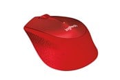 Mus - Logitech M330 Silent Plus - Mouse - Optic - 3 knappar - Röd - 910-004911