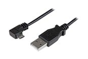 USB-kabel - StarTech.com 6ft USB A to Right Angle Micro-USB Charge Sync Cable M/M 24AWG - USBAUB2MRA