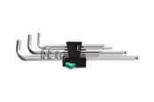 Handverktyg - Wera l-key set 950 pkl/9 sm n metric chrome-plated 9 pcs 1.5-10mm - 05022087001