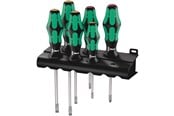 Verktyg - Wera 334/6 rack screwdriver set kraftform plus lasertip and rack 6 pieces - 05105650001