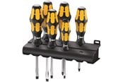 Verktyg - Wera 932/918/6 Screwdriver set Kraftform : Chiseldriver and rack 6 pieces - 05018287001