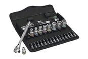 Verktyg - Wera 8100 sa 8 zyklop metal ratchet set with switch lever 1/4 drive metric 28 pieces - 05004018001