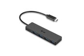 USB Hub - I-Tec USB-C Slim Passive Hub - 4-Port - USB 3.0 - 20 cm cable USB Hub - USB 3.0 - 4 porte - Svart - C31HUB404