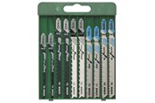 Sticksågar - Bosch 10-delars sticksågsblad-set, T-skaft T 101 B (2x); T 144 D (2x); T 119 BO (2x); T 118 A (2x); T 127 D (2x) - 2609256746
