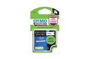 Papper, Fotopapper & Etiketter - DYMO Hållbara  D1-originaletiketter | Svart utskrift på vit tejp | 12 mm x 5,5 m - 1978364