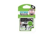 Papper, Fotopapper & Etiketter - DYMO Hållbara D1-originaletiketter | Vit text på svart tejp | 12 mm x 3 m - 1978365