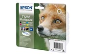 Skrivartillbehör-bläck-toner - Epson T1285 4-Pack Black Yellow Cyan Magenta - C13T12854022