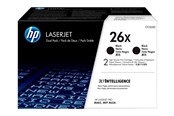 Skrivartillbehör-bläck-toner - HP 26X / CF226XD 2-Pack High Capacity Black Toner - CF226XD