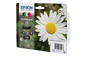 Skrivartillbehör-bläck-toner - Epson 18 Multipack (Black Cyan Magenta Yellow) Ink - C13T18064012