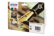 Skrivartillbehör-bläck-toner - Epson 16 Multipack - C13T16264022