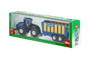 Leksaksbil - SIKU 1:50 Tractor With Silage Trailer - 541895