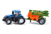 Leksaksbil - SIKU New Holland T8.390 Tractor with crop sprayer - 1668