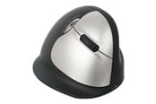 Mus - R-Go Tools R-Go HE Mouse Vertical Mouse Wireless Right - Ergonomisk mus - 5 knappar - Silver - RGOHELAWL