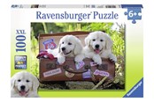Pusselspel - Ravensburger Traveling Pups - 100p - 105380