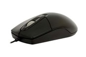 Mus - A4Tech OP-720 - Mouse - Optic - 3 knappar - Svart - A4TMYS43754