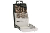 Borr & Bits - Bosch 19-delars HSS-Co-metallborrsats, DIN 338 1,0; 1,5; 2,0; 2,5; 3,0; 3,5; 4,0; 4,5; 5,0; 5,5; 6,0; 6,5; 7,0; 7,5; 8,0; 8,5; 9,0; 9,5; 10,0 mm - 2609255133