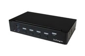 KVM switch - StarTech.com 4-Port DisplayPort KVM Switch With Built-in USB 3.0 Hub - 4K - SV431DPU3A2