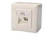Nätverks tillbehör - DIGITUS DN-9007-S-1 - flush mount outlet - DN-9007-S-1