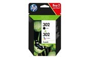 Skrivartillbehör-bläck-toner - HP 302 / X4D37AE 2-Pack Black and Color Ink - X4D37AE