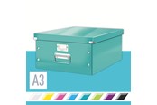 Arkivering & Förvaring - Leitz Förvaringslåda Click & Store WOW Large Isblå - 60450051