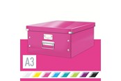 Arkivering & Förvaring - Leitz Förvaringslåda Click & Store  WOW Large Rosa - 60450023