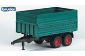 Leksaksbil - Bruder Tipping trailer with removable top - 2010