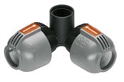 Trädgårdsvattning - Gardena Vinklad L-skarv 25 mm x 3/4" hongänga - 2764-20