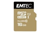 Flashram & USB Flash Drives - Emtec Gold+ 16GB - ECMSDM16GHC10GP